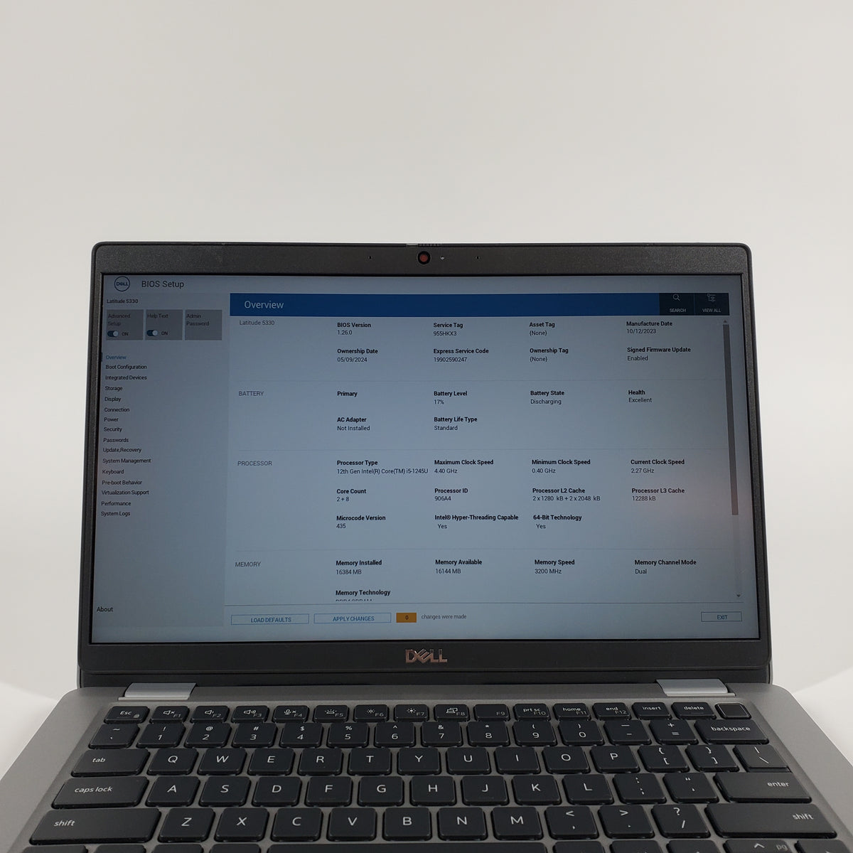 Dell Latitude 5330 P138G 13.3" i5-1245U 1.6GHz 16GB RAM 256GB SSD