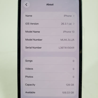 Apple iPhone 13 128GB T-Mobile - Locked