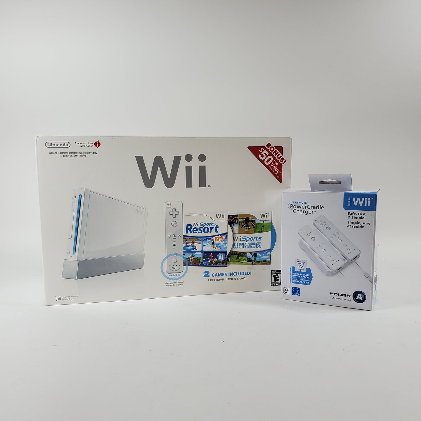Nintendo Wii Console Gaming System Only RVL-001 Arctic White