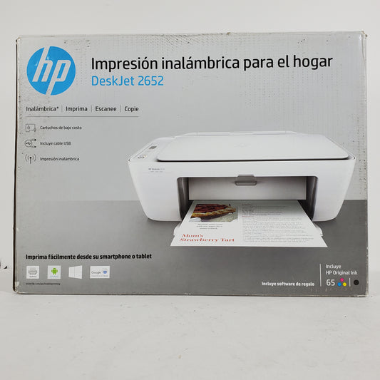HP Deskjet 2652 WIRELESS HOME PRINTER  V1N05A