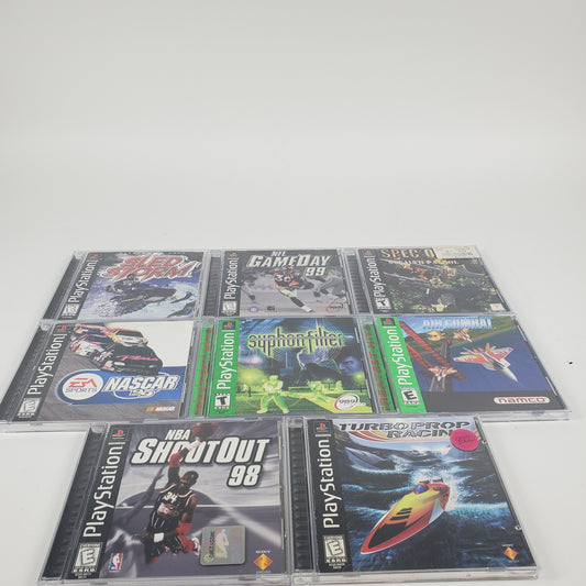 Lot of 8 Sony PlayStation 1 PS1 Games