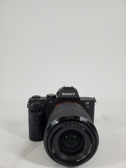 Sony Alpha A7 II 24.3MP Full Frame Interchangeable Lens Camera 10506 Shutter Ct READ