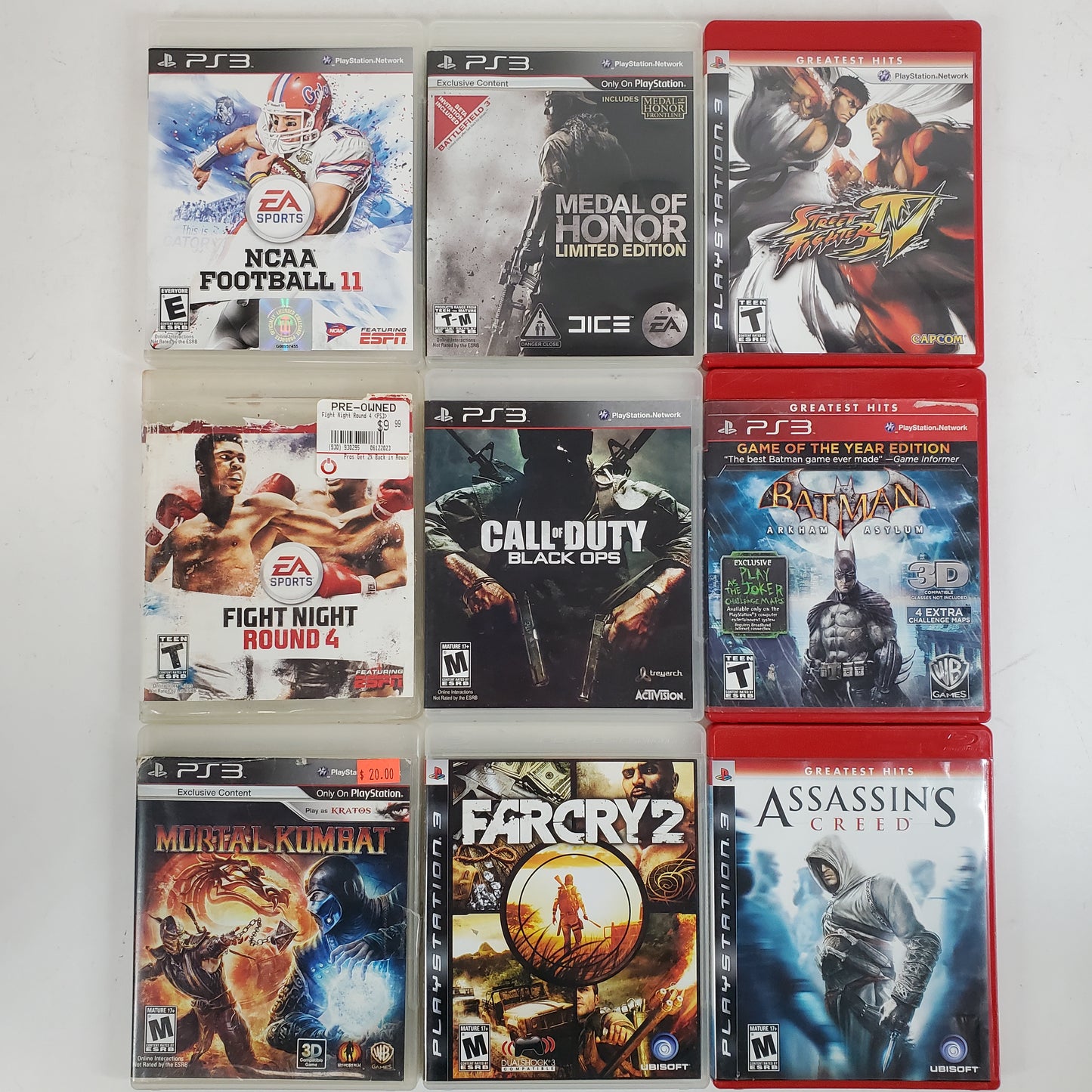 Lot of 23 Sony PlayStation 3 PS3 Games