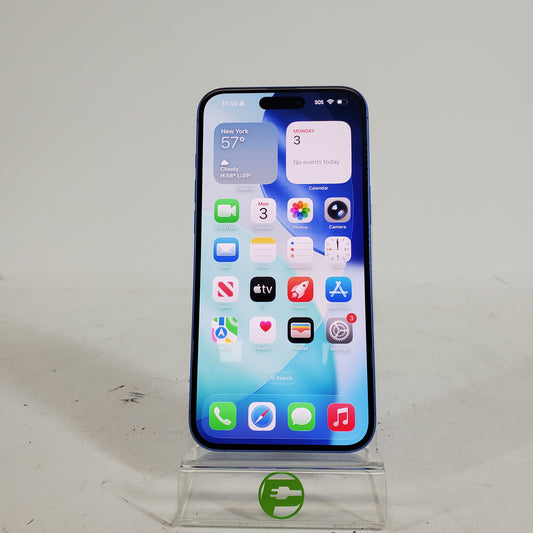 Unlocked Apple iPhone 16 Plus 256GB Ultramarine MXV33L/A