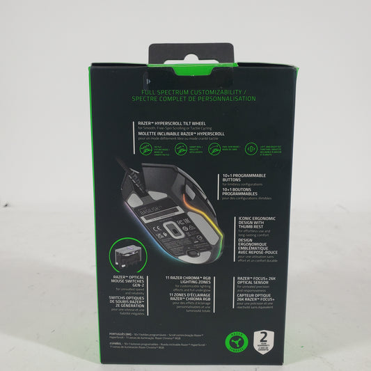 New Razer Basilisk V3 Black RZ01-04000100-R3U1 Multi-Platform