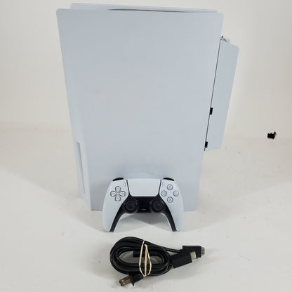 Sony PlayStation 5 Disc Edition PS5 825GB White Console Gaming System CFI-1015A