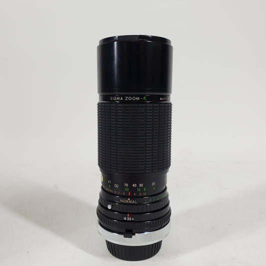 Sigma 70-210mm f/3.5-4.5 70-210mm f/3.5-4.5 For Pentax K Mount Zoom Lens