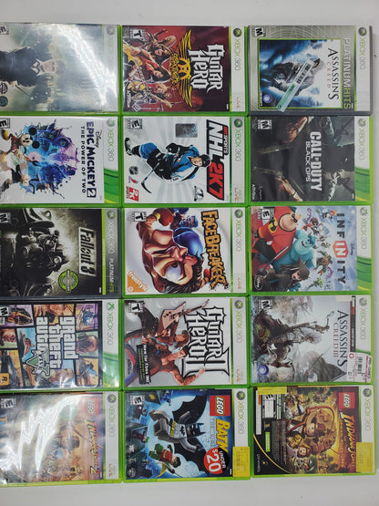 Lot of 39 Microsoft Xbox 360 Games