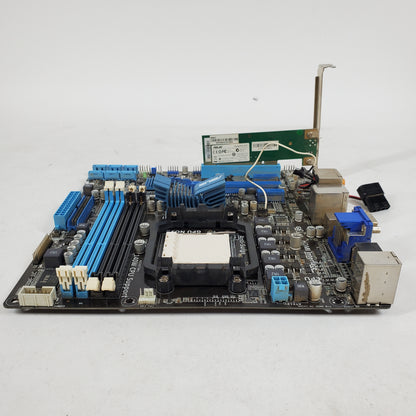 Asus M4A88T-M AM3 microATX AM3 AMD 880G DDR3 Motherboard + 4GB Ram + 3.0GHz CPU + Wireless PCI Adapter