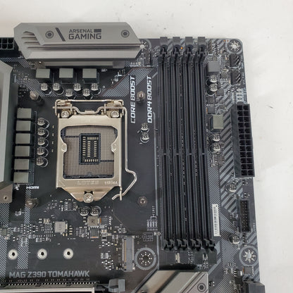 MSi MAG Z390 Tomahawk + Intel Core i9-9900K Motherboard CPU and Cooler Combo