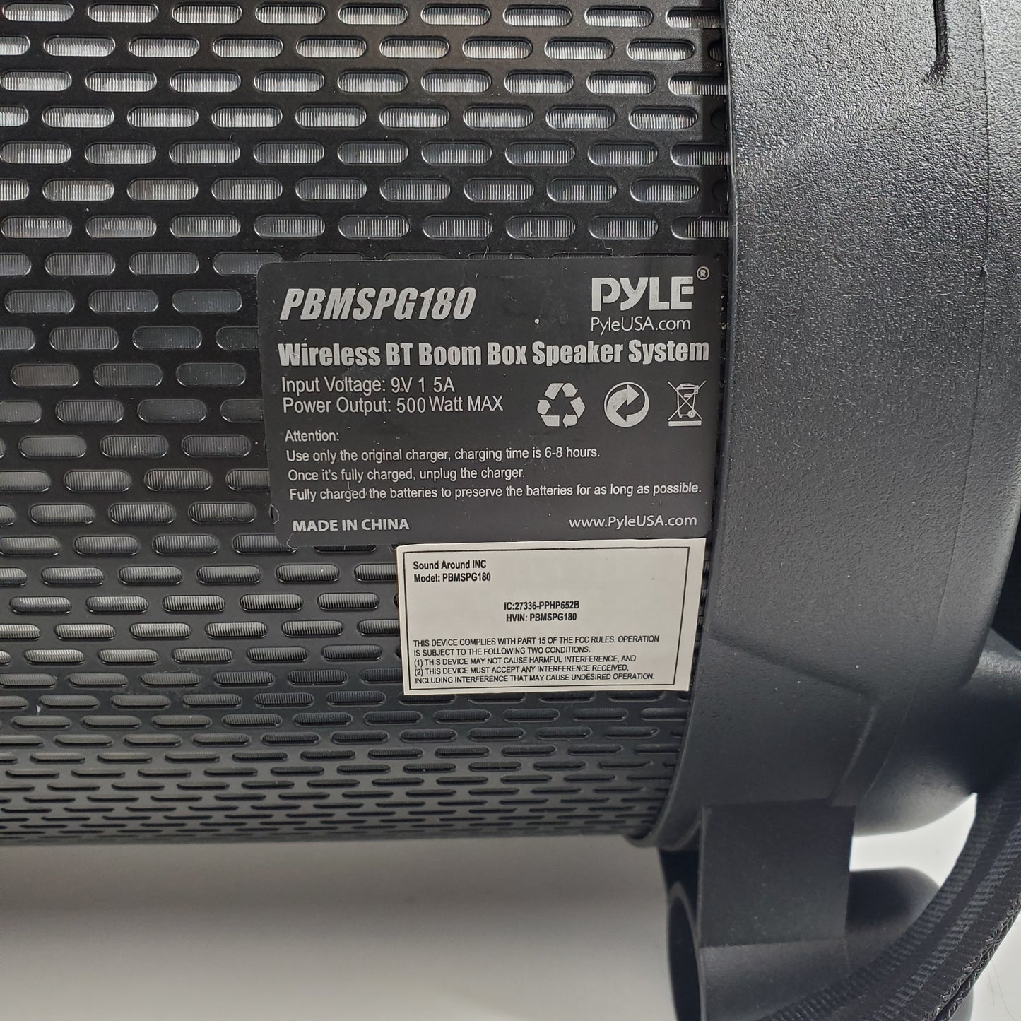 Pyle PBMSPG180 Wireless Boombox PBMSPG180