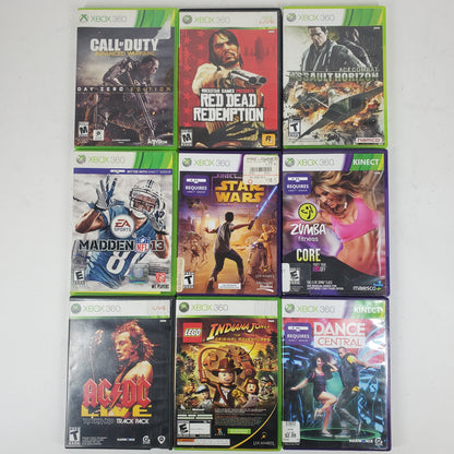 Lot of 79 Microsoft Xbox 360 Games