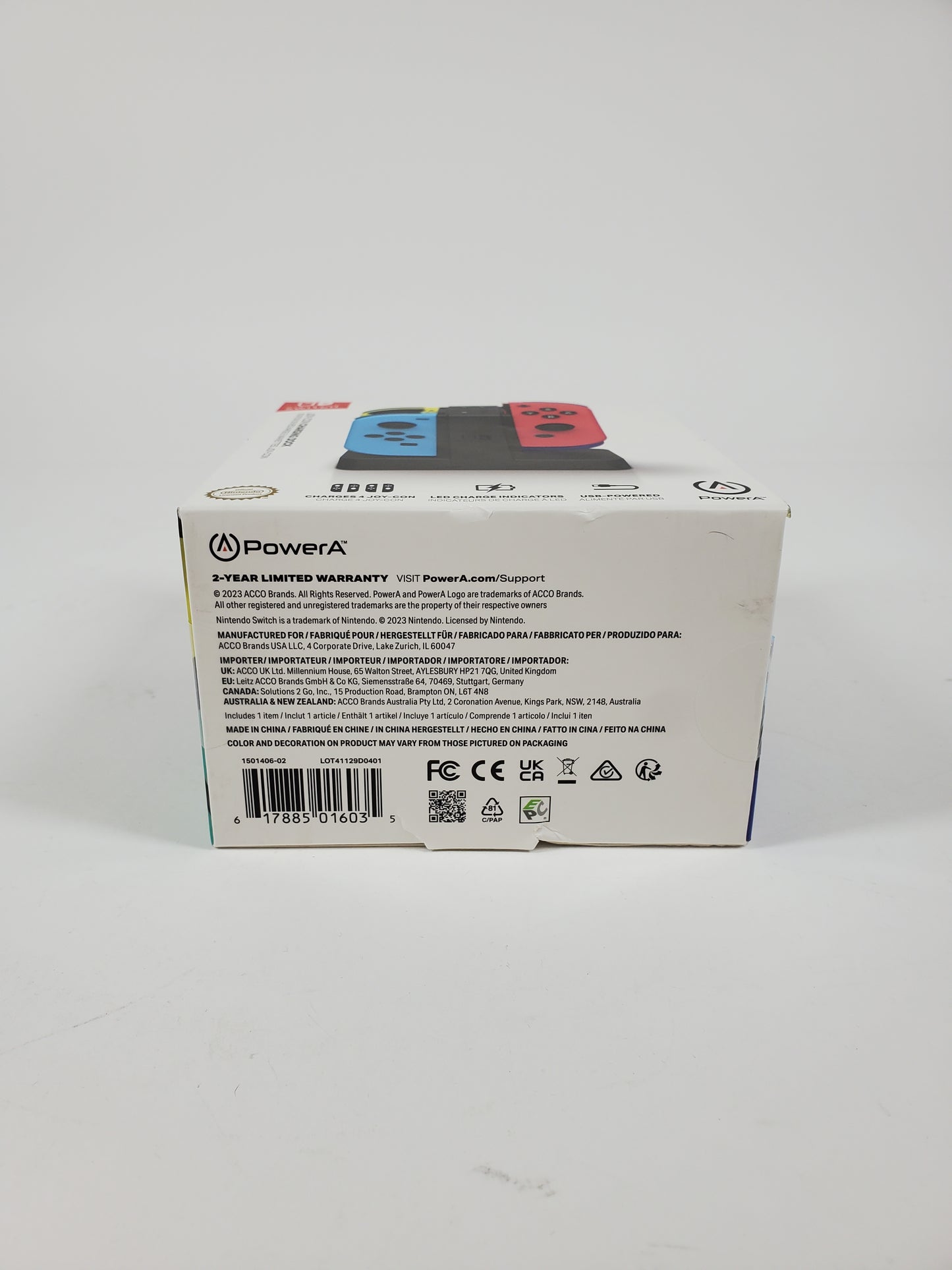 New POWERA Joy-Con Charging Dock Black